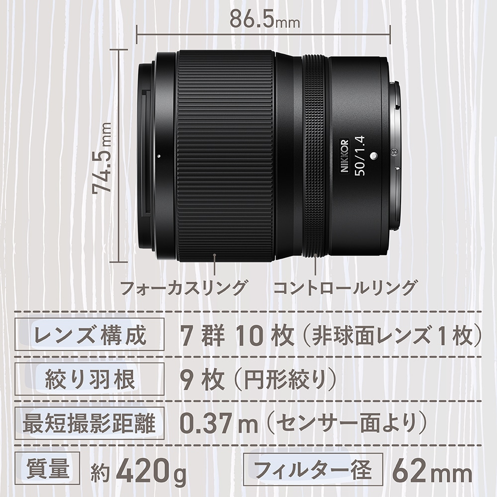 Nikon NIKKOR Z 50mm f/1.4 | 交換レンズ,ニコン | | カメラの大林