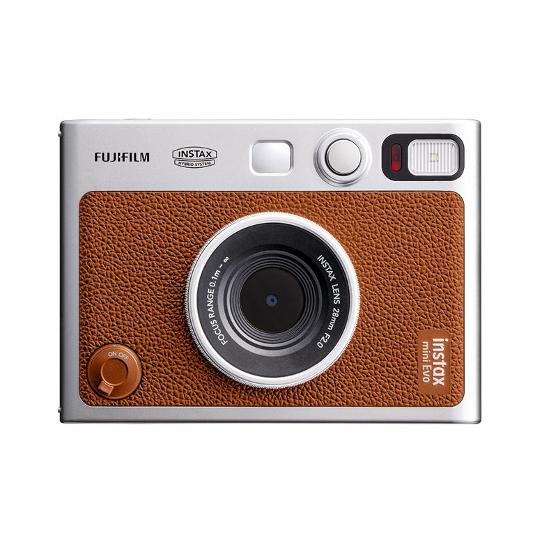 FUJIFILM チェキ instax mini Evo ブラウン | インスタントカメラ