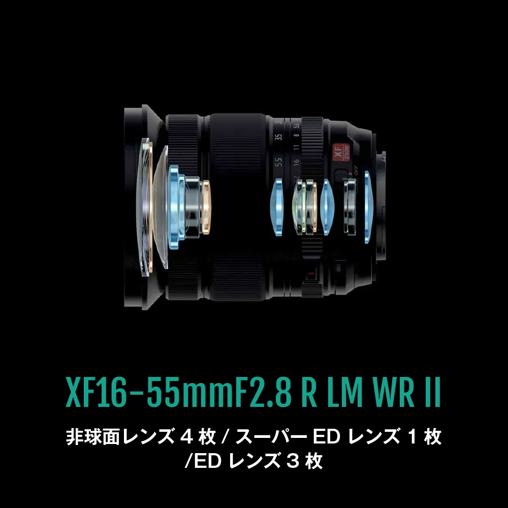予約商品】FUJIFILM XF16-55mmF2.8 R LM WR II【納期目安：約6ヶ月