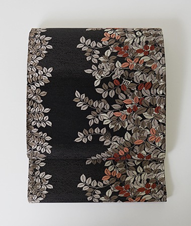 正絹袋帯 山下織物㈱ 本場奄美大島泥染 | 袋帯 | 京都西陣 帯の卸し