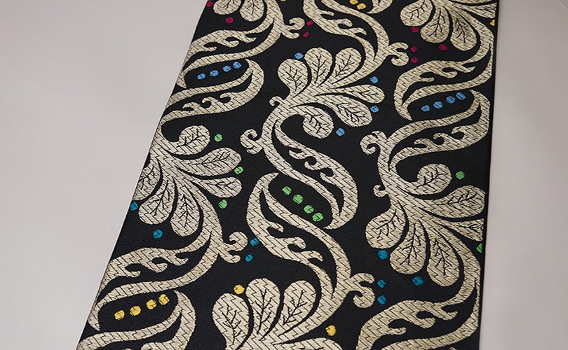 正絹袋帯 帯工房 たなか 立て唐花紋 西陣織 正絹 本袋帯 | 袋帯 | 京都