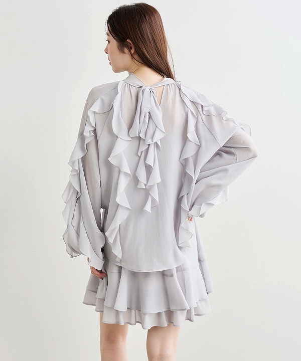 SALE40%OFF】COCODEAL ココディール カスケードボウタイフリルミニ