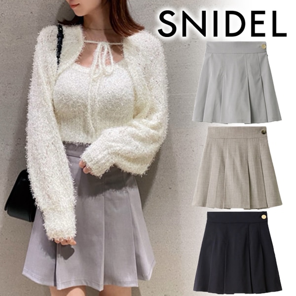 SALE60%OFF】SNIDEL スナイデル Sustainableプリーツスカショーパン