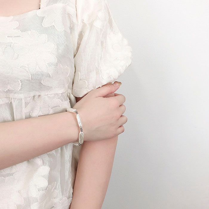 ブレスレット ゴム 淡水パール風 | ブレスレット,ブレスレット