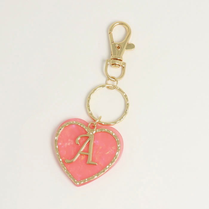 バッグチャーム ハート イニシャル【6type】 | その他,バッグチャーム