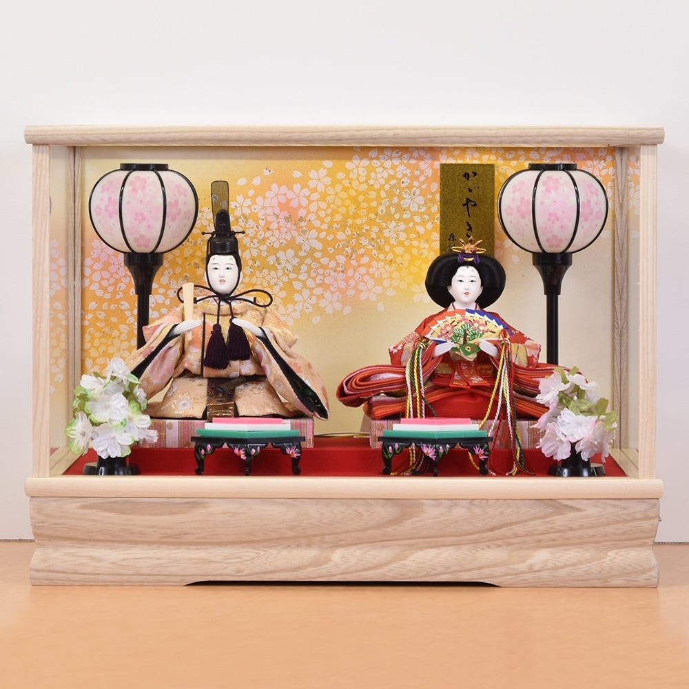 雛人形 ケース飾り ひな人形 おしゃれ 菜摘 小三五 親王飾り 233-242