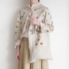 R&D.M.Co- オールドマンズテーラー : DENSELY LINEN GATHER SMOCK