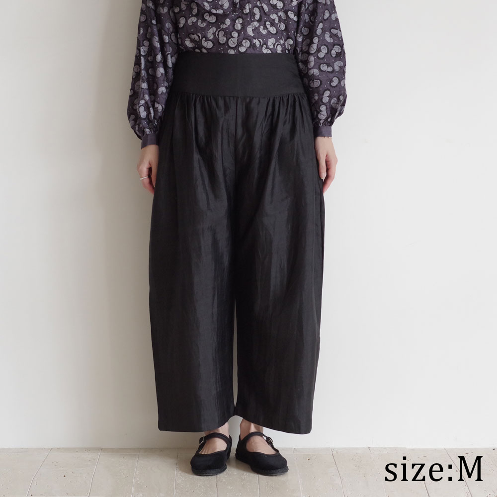 ブノン BUNON : Wide Belt Tuck Pants ワイドベルトタックパンツ