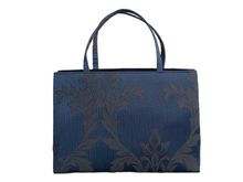 葵バッグ ネイビーにアラベスク | 和装,和装バッグ | 淡交社 茶道具と