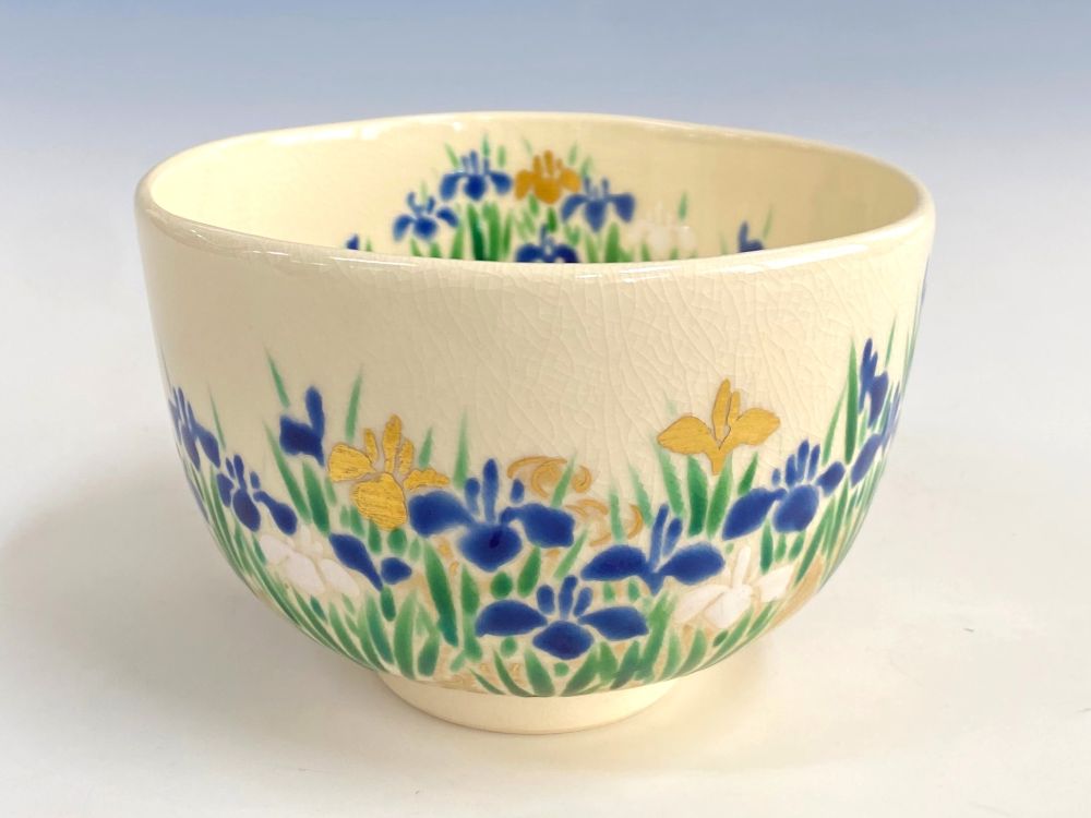 あやめ流水茶碗 | すべての商品 | 淡交社 茶道具と茶席のきもの