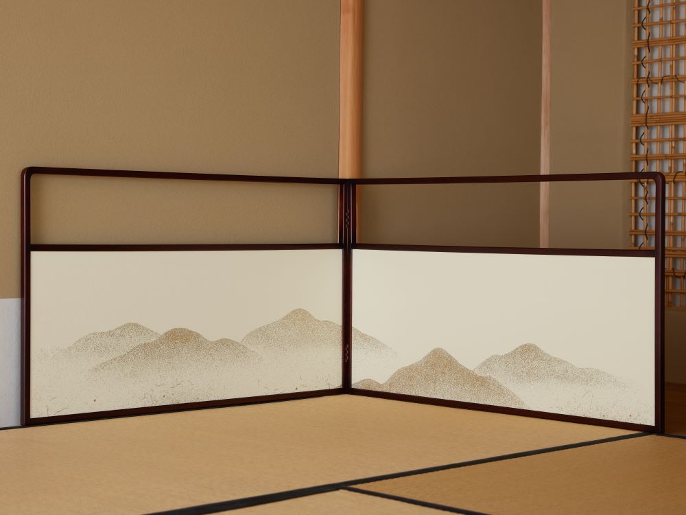 利休梅・遠山両面風炉先（京間） | カタログ・パンフレット 掲載品,春