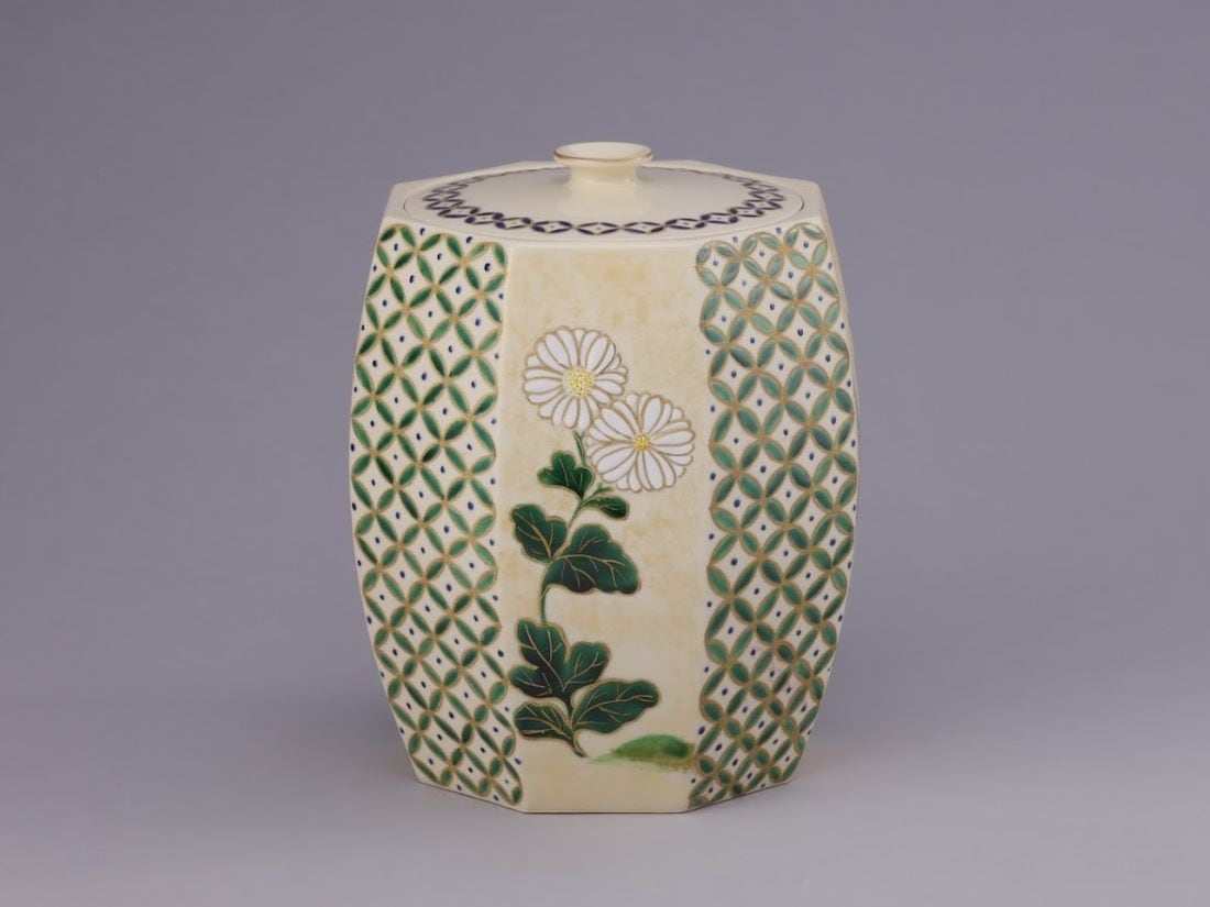 八角 四君子絵水指 | カタログ・パンフレット 掲載品,秋カタログ(No