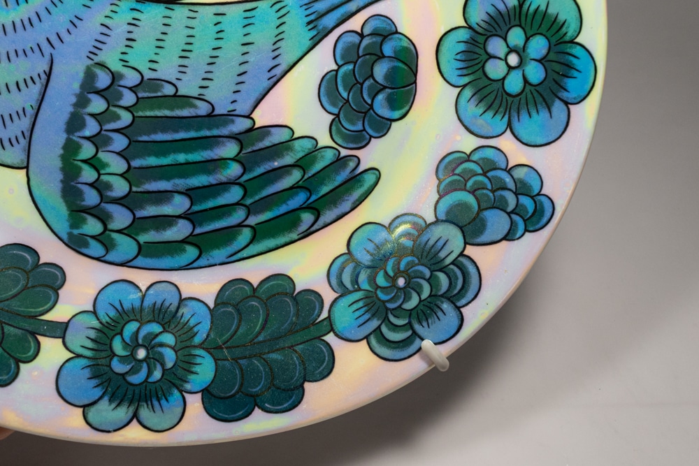 ARABIA Birger Kaipiainen Paratiisilintu（極楽鳥)アートプレート