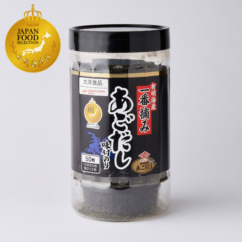 卓上あごだし味付のり50枚｜明太子と味付け海苔 ときどきたらこ