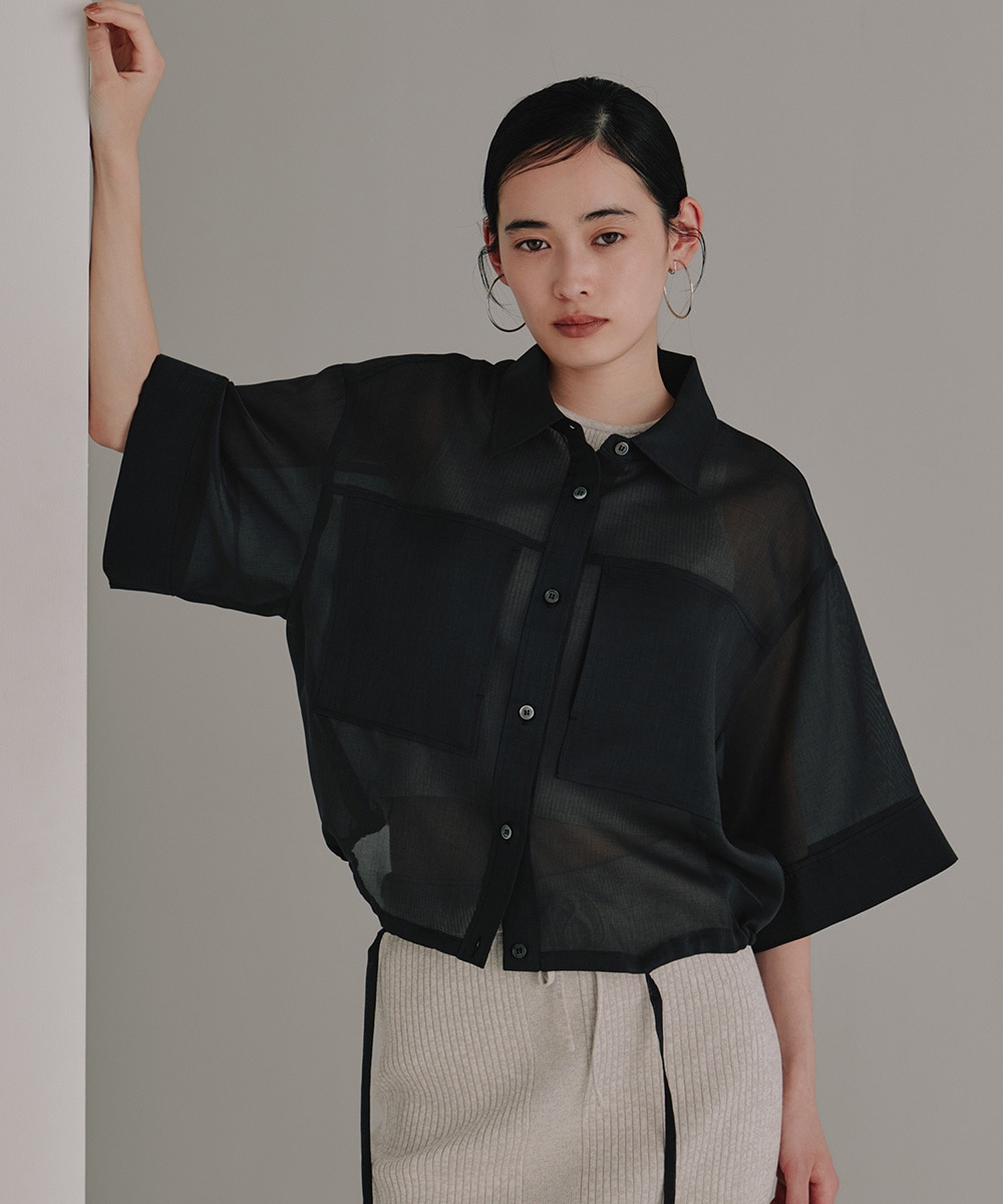 シアークロップドシャツ | Shirt/blouse | TENTO online store（テント