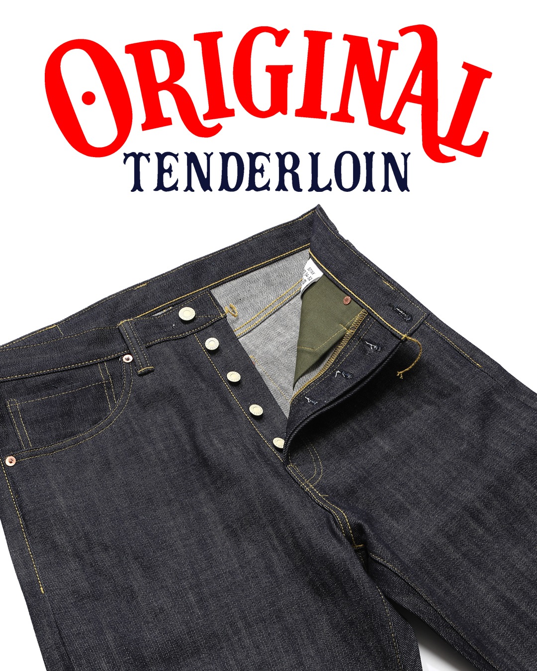 14.0oz DENIM Pants S01XX INDIGO Rigid | PANTS | TENDERLOIN