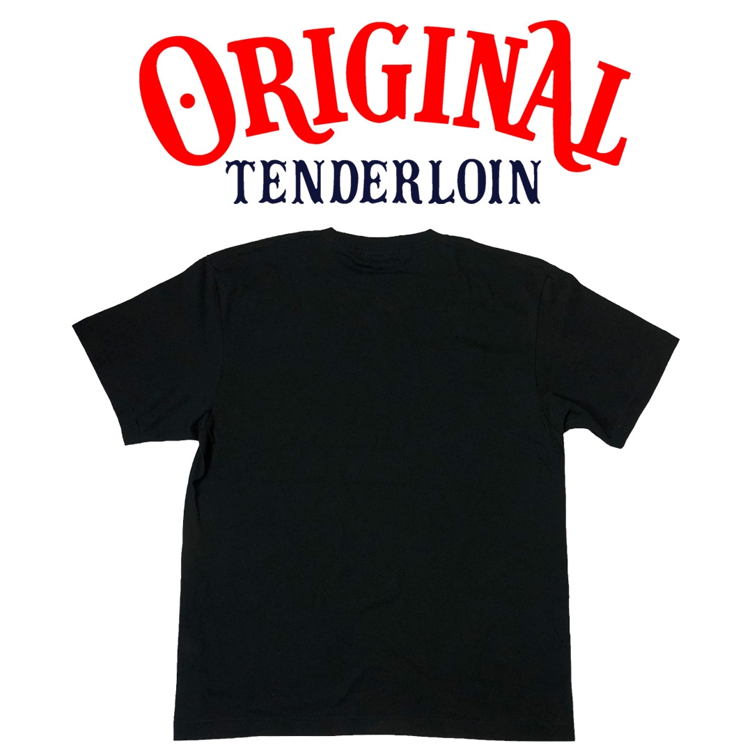 TENDERLOIN LOGO T-SHIRTS 5.6oz PREMIUM COTTON 100% BLACK | T-SHIRT