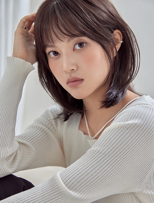 セミ手植えフルウィッグ) ウィンドパーマ セシリア (シュプリーム原糸)