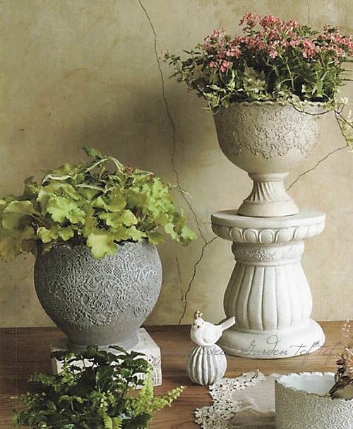 雑貨】【軽量】 セリーヌレース ゴブレット【アイボリー・ゴールド