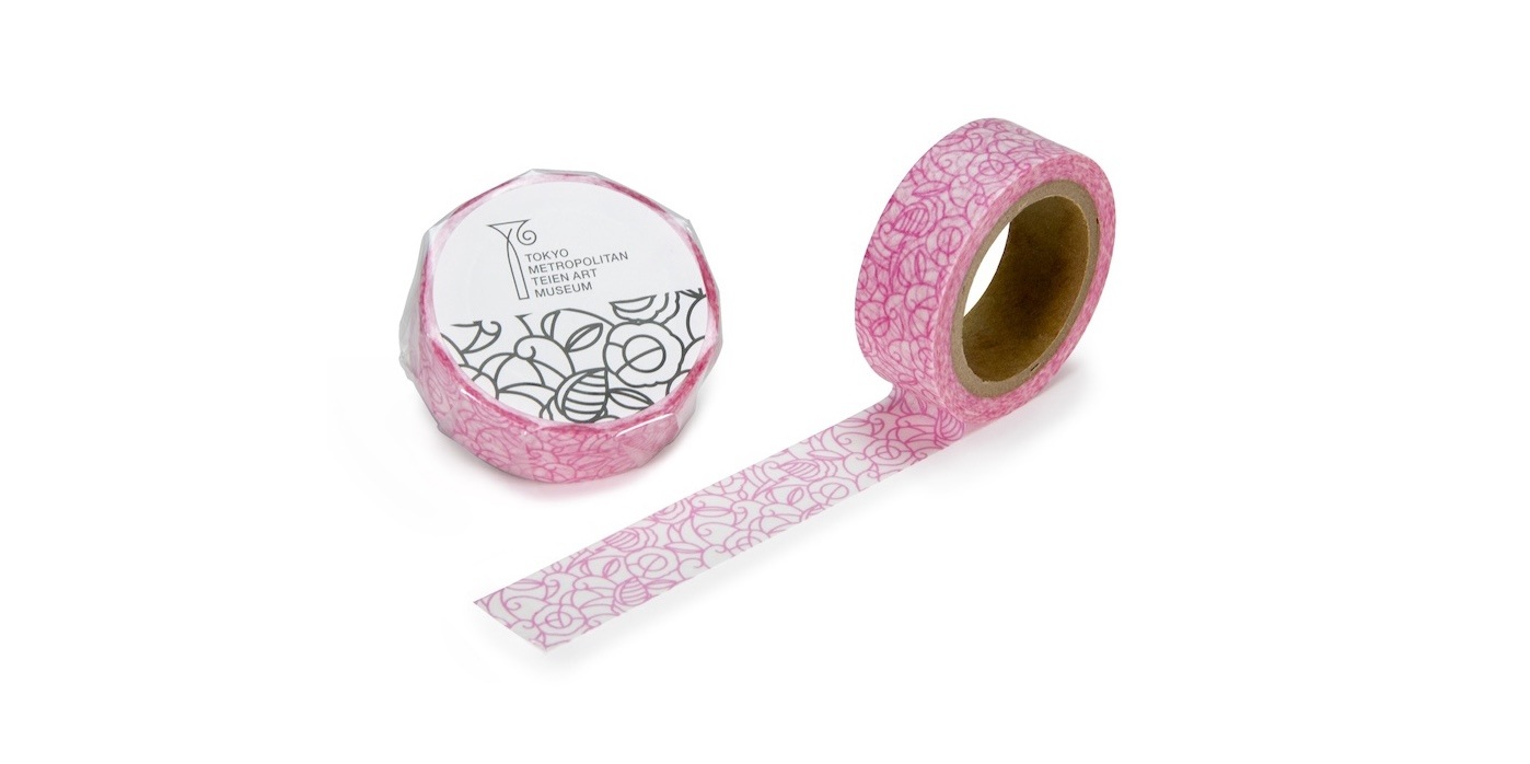 オリジナルマスキングテープ 第一階段の花模様 | カード