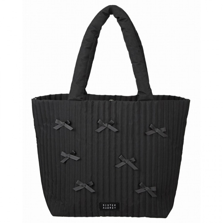 SISTER AUDREY リボンたっぷり！ 軽くておしゃれなキルティングトート