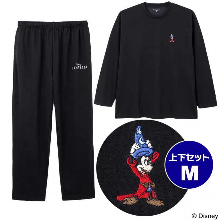 上下セット／Mサイズ Disney FANTASIA 疲労回復ウェアBOOK Recoverypro