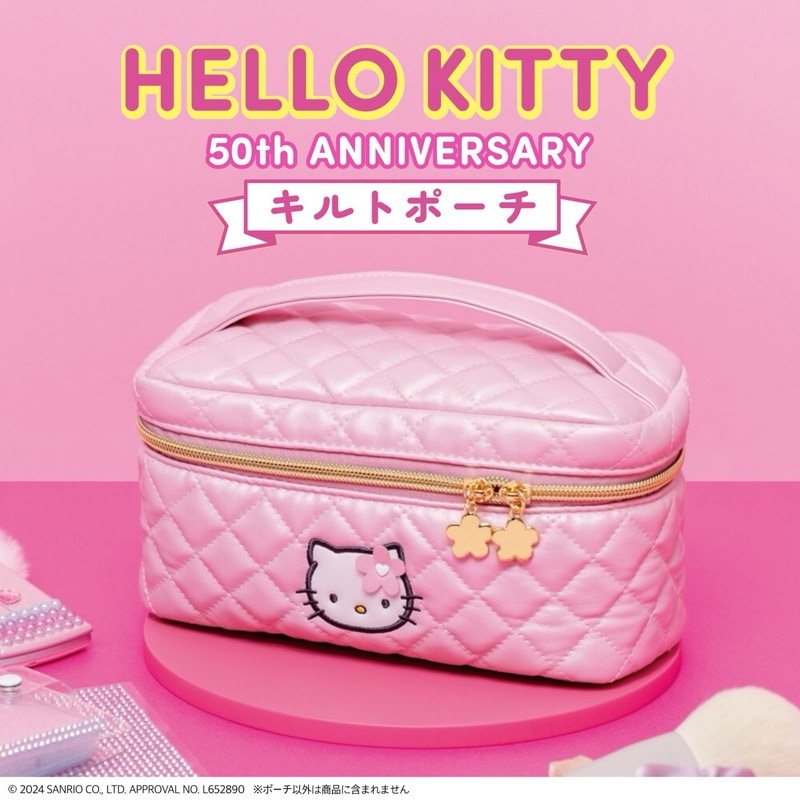 HELLO KITTY 50th ANNIVERSARY キルトポーチBOOK | 商品カテゴリ一覧
