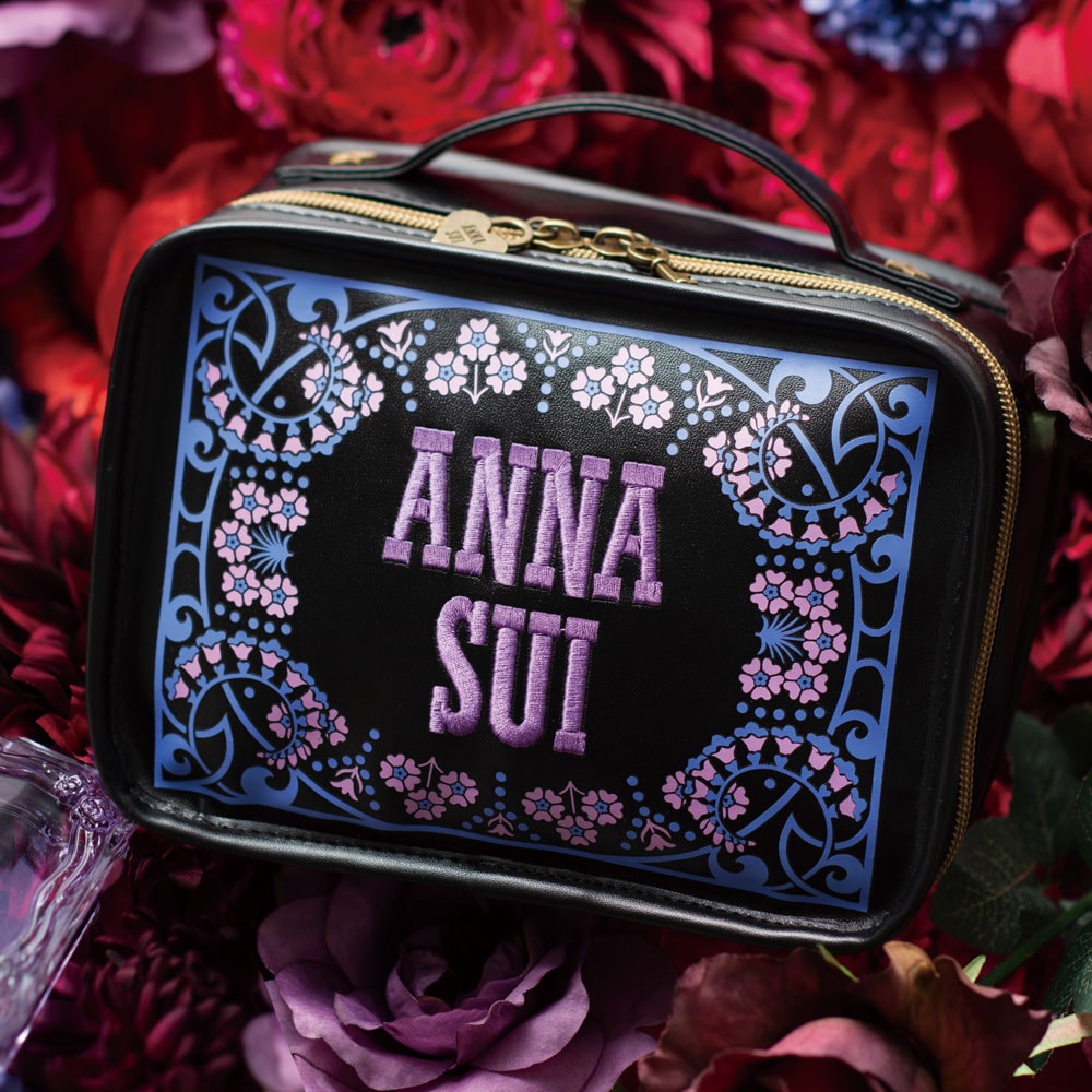 ANNA SUI COLLECTION BOOK 仕切りが動くコスメポーチ FLOWERS