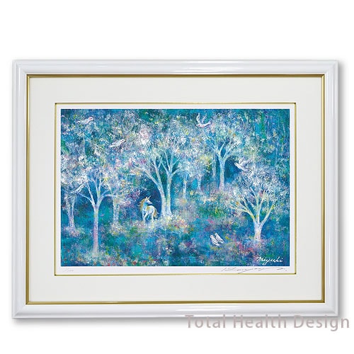 White Forest【はせくらみゆきオリジナル版画】｜トータルヘルス