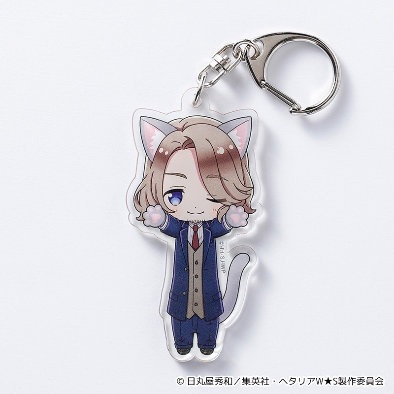 ヘタリアWorld☆Stars】のび猫アクリルキーホルダー（ドイツ）[キャラ