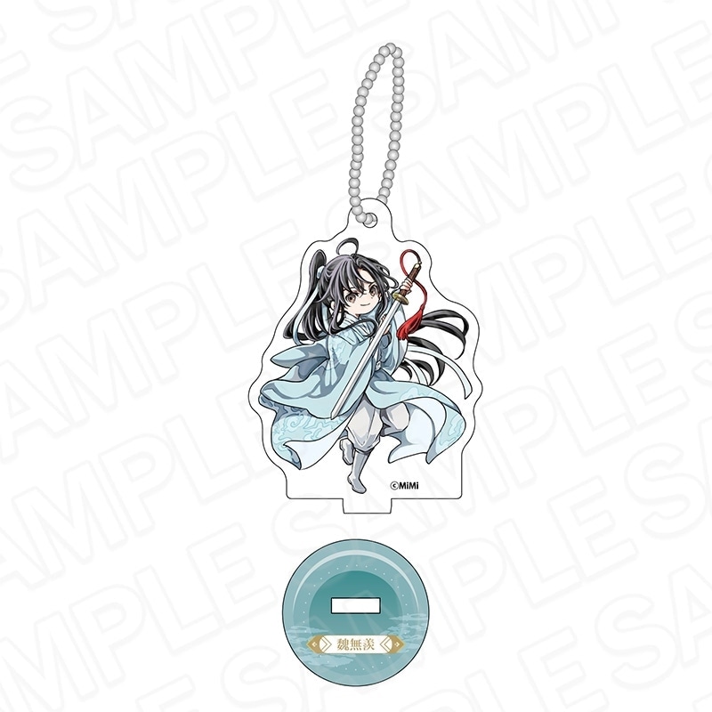 魔道祖師公式通販】魔道祖師 ラメアクリルコースター 藍忘機 月下清影