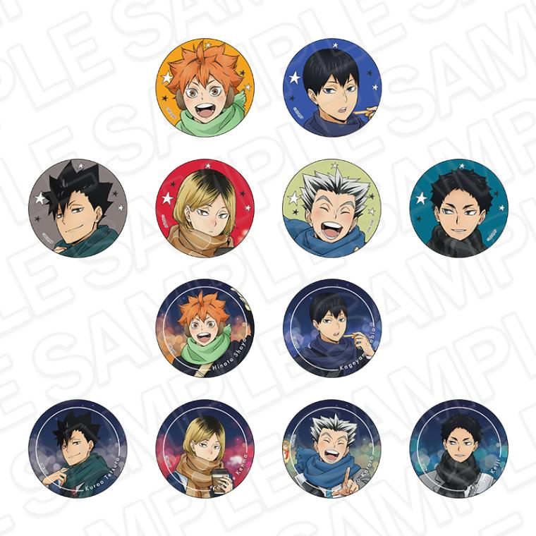 ハイキュー!! コスモワールド ホログラム缶バッジ 日向翔陽 28点