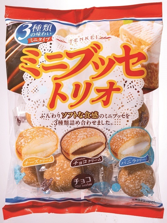 天恵製菓 ミニブッセトリオ 140g まとめ買い(×12)|4902008125753(tc