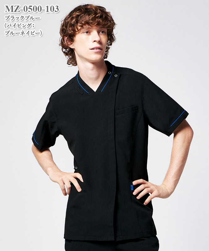 ミズノ男女兼用ファスナースクラブ半袖[チトセ製品] MZ-0500｜THS-白衣