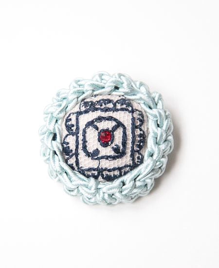 SALE】 mina perhonen ミナペルホネン gemma ジェマ ブローチ（kids）