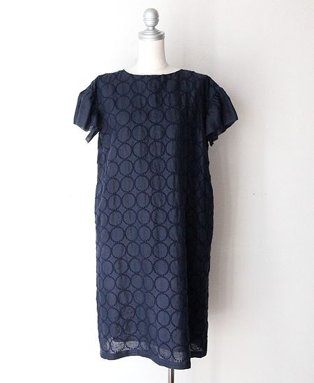 ミナペルホネン navy 50×70cm タンバリン ネイビー tambourine ミナ