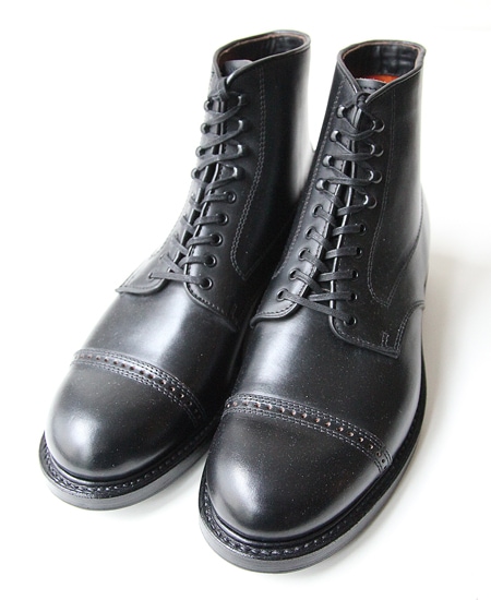 WEELROBEキャップトゥレ―スアップブ―ツ(BLACK)サイズ:約24.5