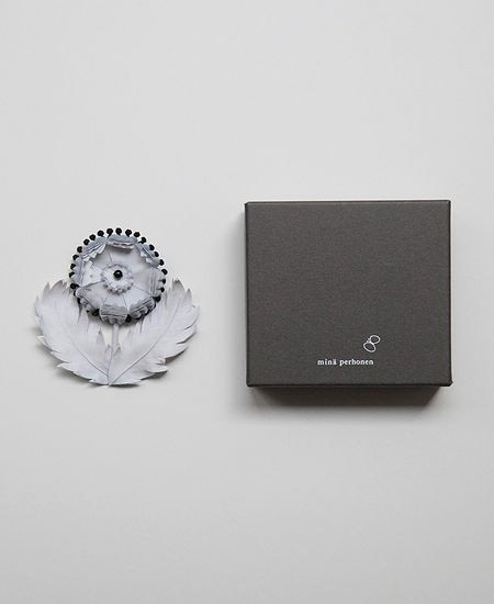 mina perhonen ミナペルホネン quartet カルテット ブローチ （TA7716）
