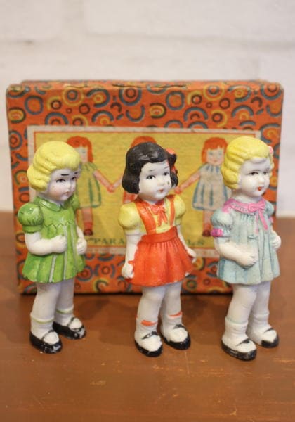 陶器 少女3人組人形 日本製 3F333 | すべての商品 | timeroman-shop