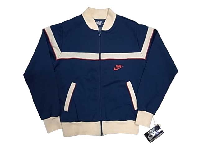 80's NIKE ナイキ 紺タグ トラック ジャケット sizeM DEADSTOCK デッド