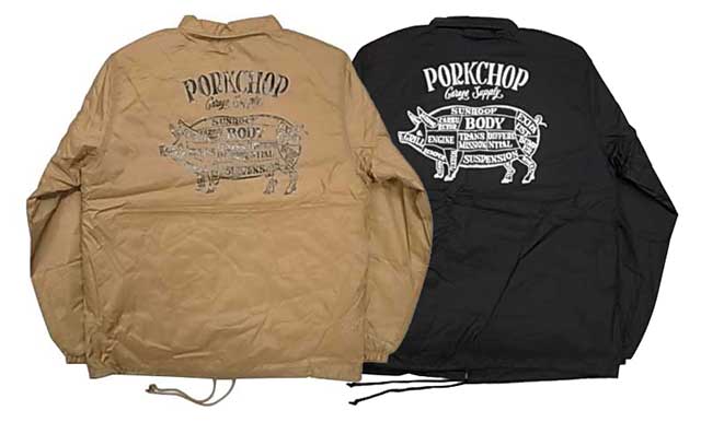 PORKCHOP ポークチョップ BOA COACH JKT ボアコーチジャケット 2色
