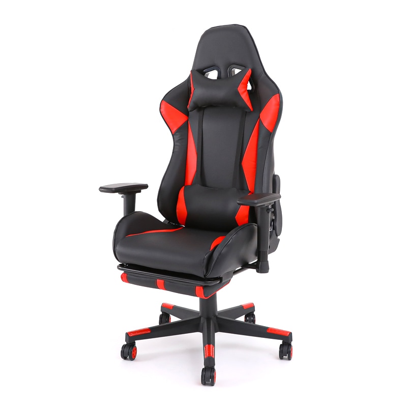 チェア AXELLTOP-03 BK/RE ゲーミングチェア【大型商品配送便でのお