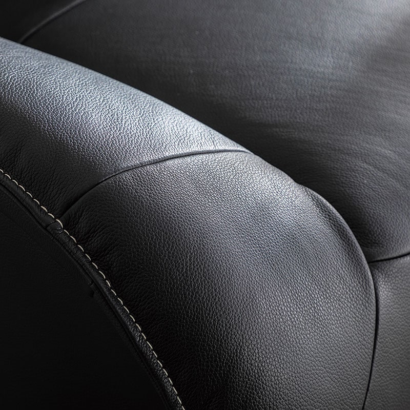 3人掛 ソファ ディーヴァ Z127model 張地ストラダ革/木部ラスティック