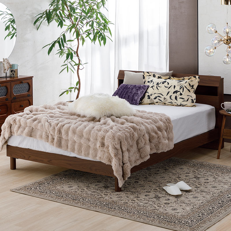 ベッドフレーム レックス WNT【大型商品配送】※3サイズ有 の通販｜東京