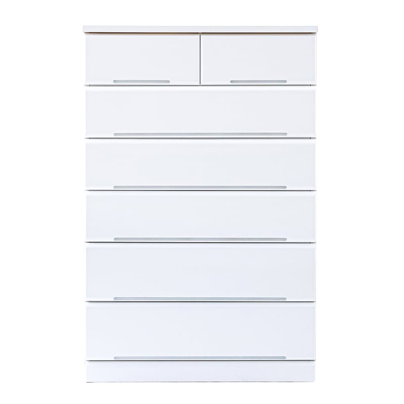 ハイチェスト SARA 80-6 WH【大型商品配送】の通販｜東京インテリア