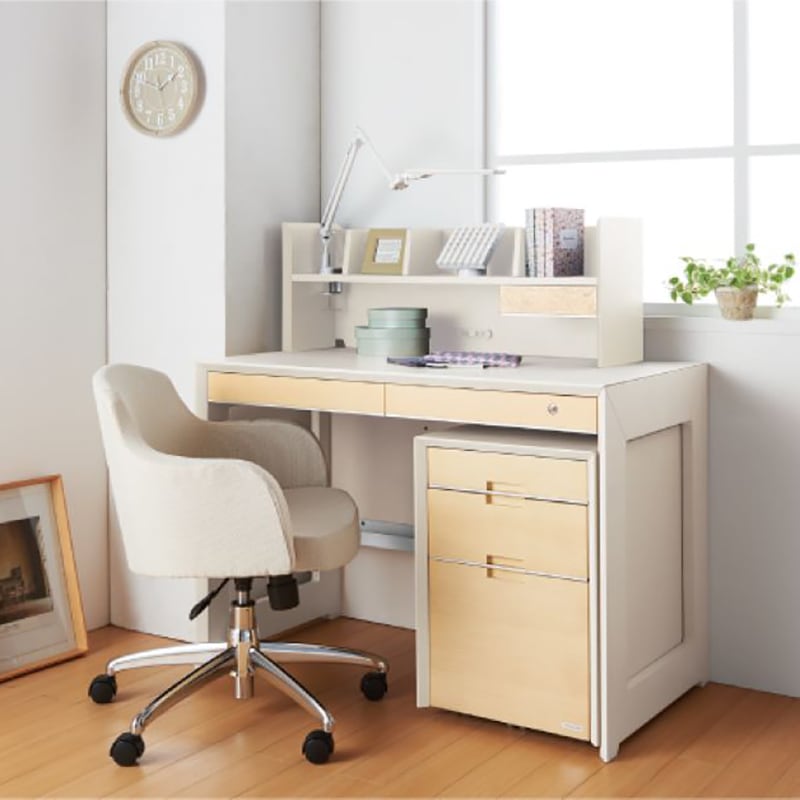 デスク ワイズ KWD231-233 MW90-120 コイズミ ※3サイズ有【大型商品