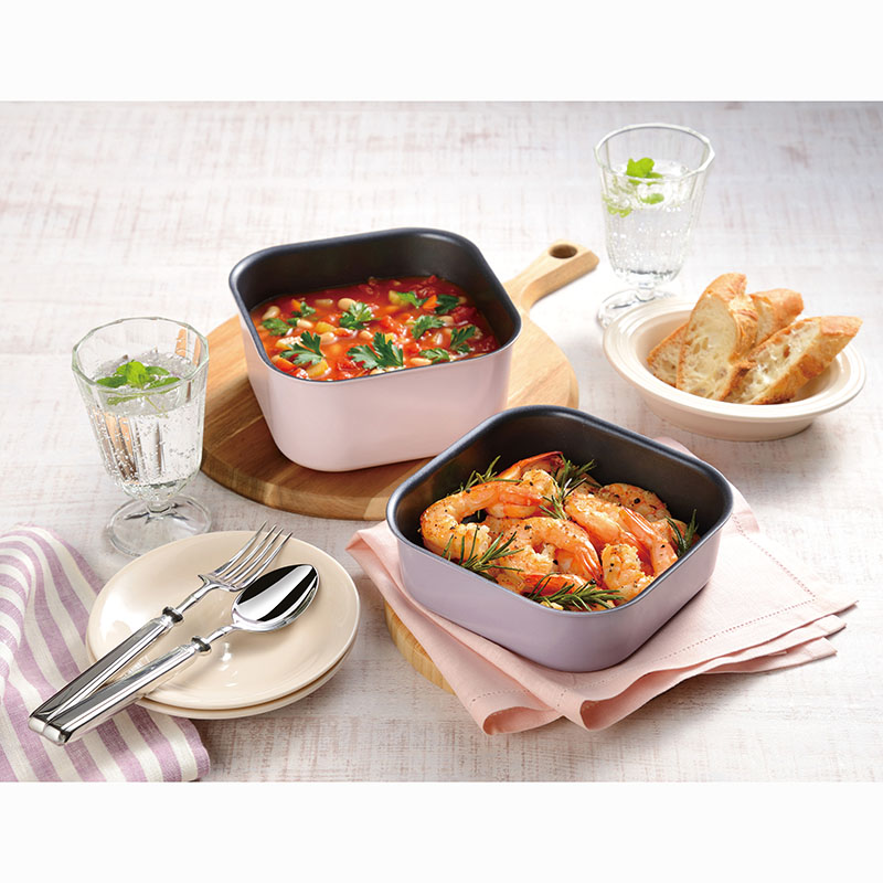 着脱鍋セット レイクメイト角形4点セット16cm【ガス・IH対応】の通販