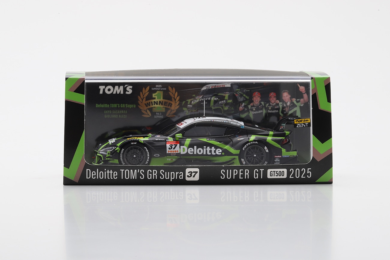 Deloitte TOM'S GR Supra No.37」第3戦 優勝仕様 【スパーク社製 1/43