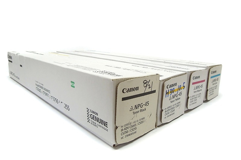 キヤノン Canon NPG-45 4色セット（K、M、C、Y 各1本） 純正品