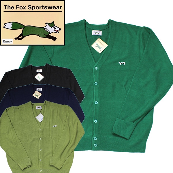 SALE !! 【PENNEY'S（ぺニーズ）】THE FOX COLOR CARDIGAN フォックス